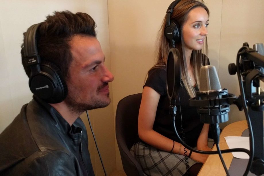 Radio PR agency - Shows Peter Andre doing a radio interview