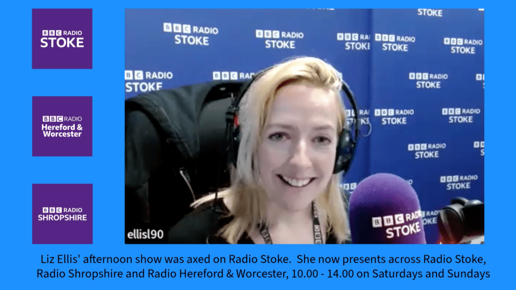 Radio Stoke presenter Liz Ellis