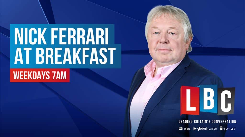 Nick Ferrari and LBC logo